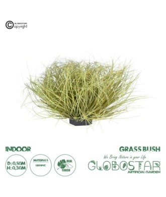 GloboStar® Artificial Garden GRASS BUSH PLANT 21166 Τεχνητό Διακοσμητικό Φυτό Θάμνος Grass Π50cm Y30cm